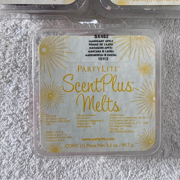 PartyLite ScentPlus Wax Melts Black Cherry Mahogany Apple Be Happy! - Picture 4 of 8